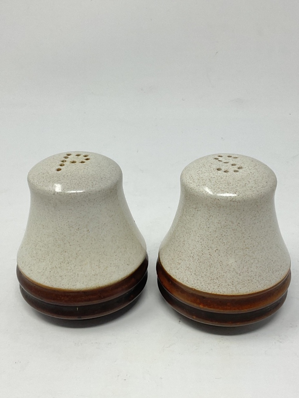 Denby Potters Wheel Rust (retired) Stoneware Salt & Pepper Set